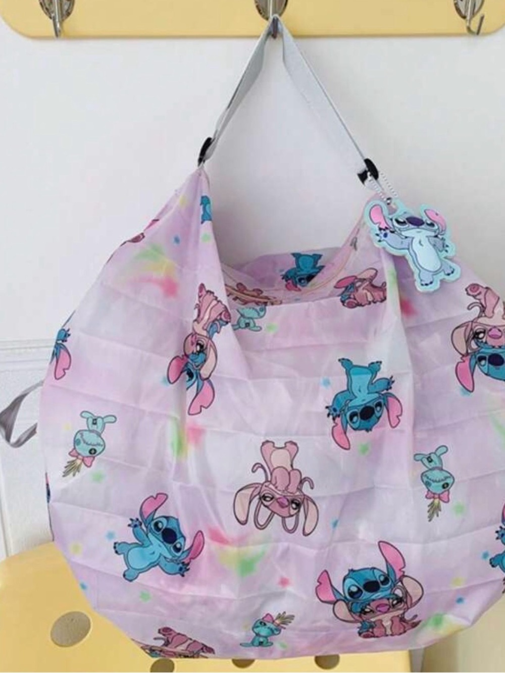 Disney Lilo & Stitch Shupatto-Style Folding Zipper Tote